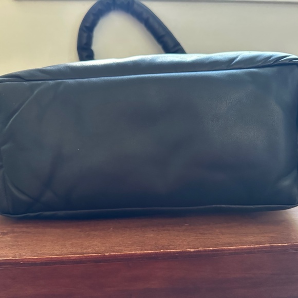 Coach Black Leather Restored Pillow Tote - Picture 6 of 16